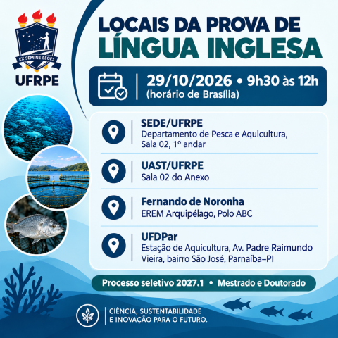Locais de prova