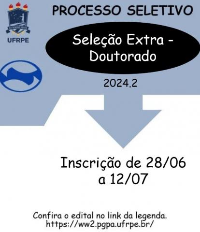 Seleção Extra Doutorado PPG-RPAq - 2024.2