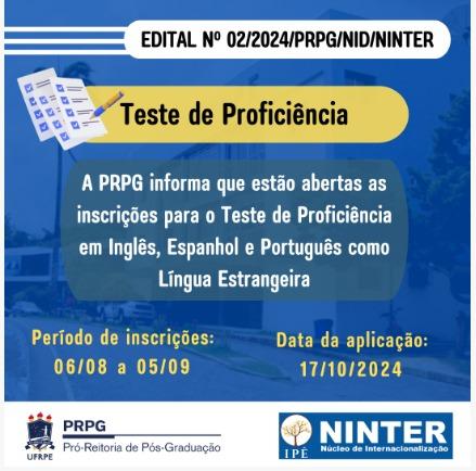 Teste de Proficiência 2024.2